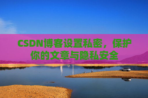 CSDN博客设置私密，保护你的文章与隐私安全